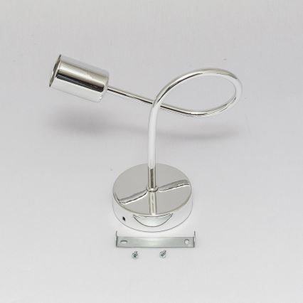 Απλίκα τοίχου OXFORD 1xE27/15W/230V γυαλιστερό χρώμιο