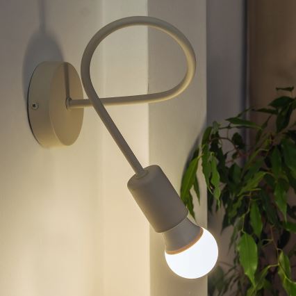 Απλίκα τοίχου OXFORD 1xE27/15W/230V εκρού