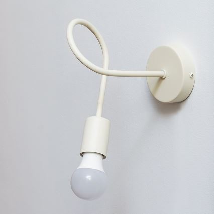 Απλίκα τοίχου OXFORD 1xE27/15W/230V εκρού