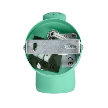 Απλίκα τοίχου PICARDO 1xE14/40W/230V τιρκουάζ