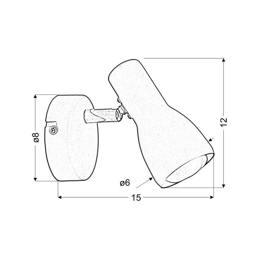 Απλίκα τοίχου PICARDO 1xE14/40W/230V τιρκουάζ