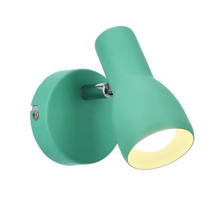 Απλίκα τοίχου PICARDO 1xE14/40W/230V τιρκουάζ