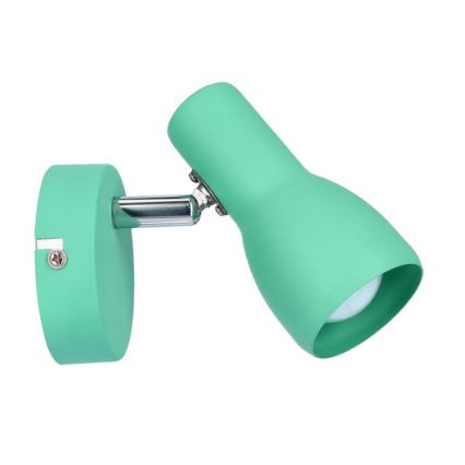 Απλίκα τοίχου PICARDO 1xE14/40W/230V τιρκουάζ