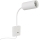 Απλίκα τοίχου με USB PUNTO 1xGU10/9W/230V λευκή