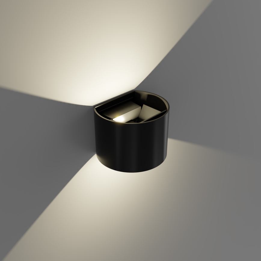 APLED - Φως τοίχου εξωτερικού χώρου LED OVAL 2xLED/3W/230V IP65