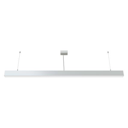 APLED -  Κρεμαστό φωτιστικό οροφής LED LOOK LED/58W/230V 4000K 150 cm ασημί