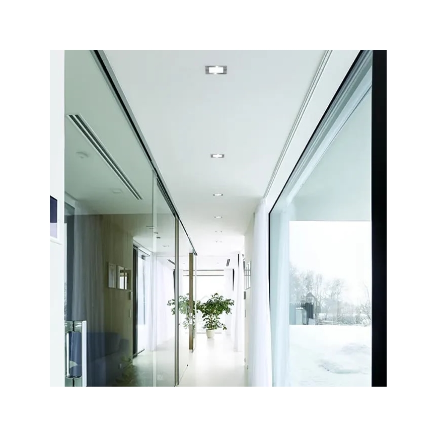 APLED - Κρεμαστό φωτιστικό οροφής μπάνιου LED SQUARE LED/6W/230V IP41 110x110 mm