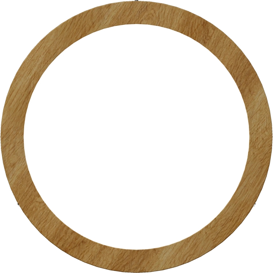 APLED - LED Φωτιστικό οροφής RONDO LED/36W/230V δ. 40 cm βελανιδιά