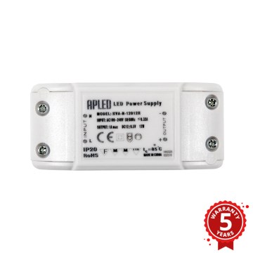 APLED - LED Ηλεκτρονικός μετασχηματιστής DRIVER 12W/12V/1A