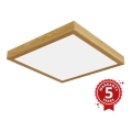 APLED - LED Πλαφονιέρα οροφής QUADRA LED/40W/230V βελανιδιά