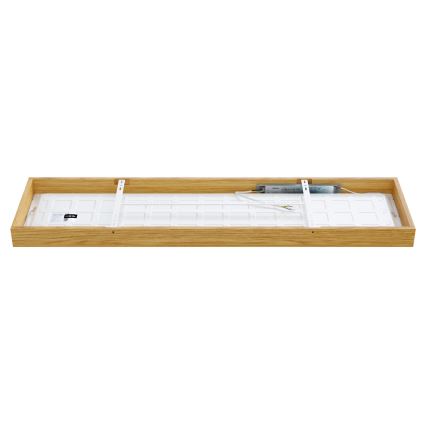 APLED - LED Πλαφονιέρα οροφής QUADRA LED/42W/230V βελανιδιά