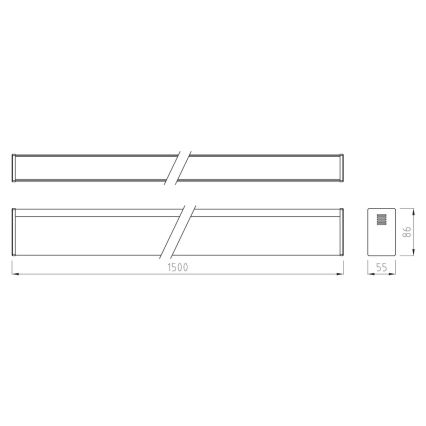 APLED - LED Φως φθορισμού LOOK LED/48W/230V 4000K