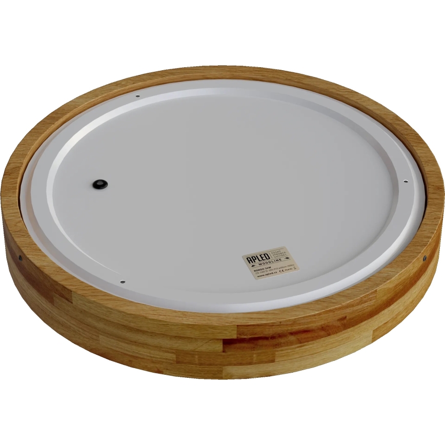 APLED - LED Φωτιστικό οροφής RONDO LED/36W/230V δ. 40 cm βελανιδιά