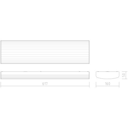 APLED - LED Φωτιστικό φθορίου EeL LED/18W/230V 4000K 2000lm