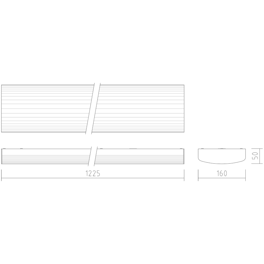 APLED - LED Φωτιστικό φθορίου EeL LED/31W/230V 4112lm