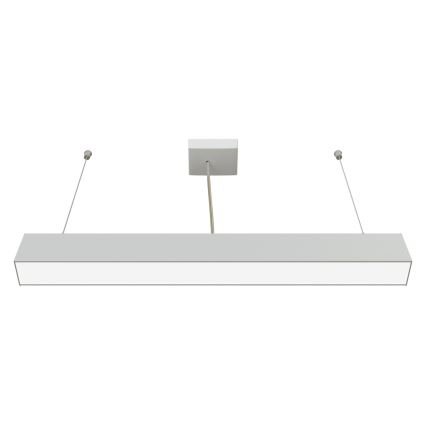 APLED -  Κρεμαστό φωτιστικό οροφής LED LOOK LED/23W/230V 4000K 60 cm ασημί