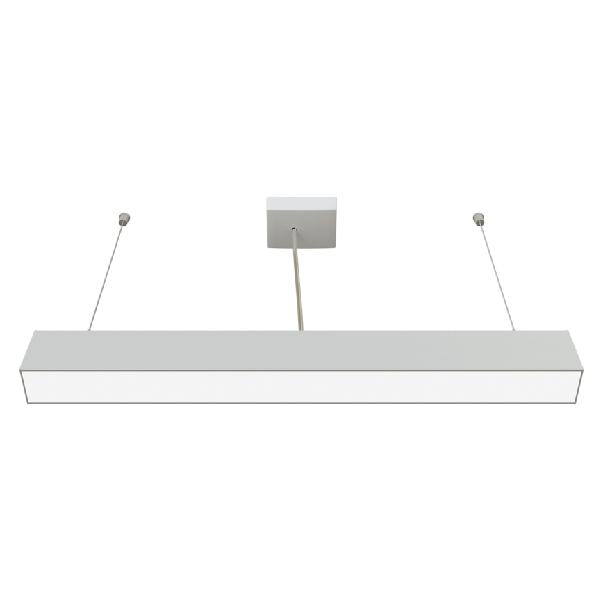 APLED -  Κρεμαστό φωτιστικό οροφής LED LOOK LED/23W/230V 4000K 60 cm ασημί