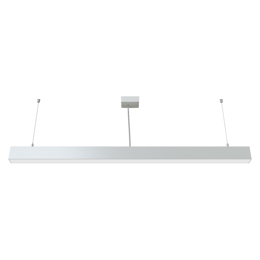 APLED -  Κρεμαστό φωτιστικό οροφής LED LOOK LED/46W/230V 4000K 120 cm ασημί