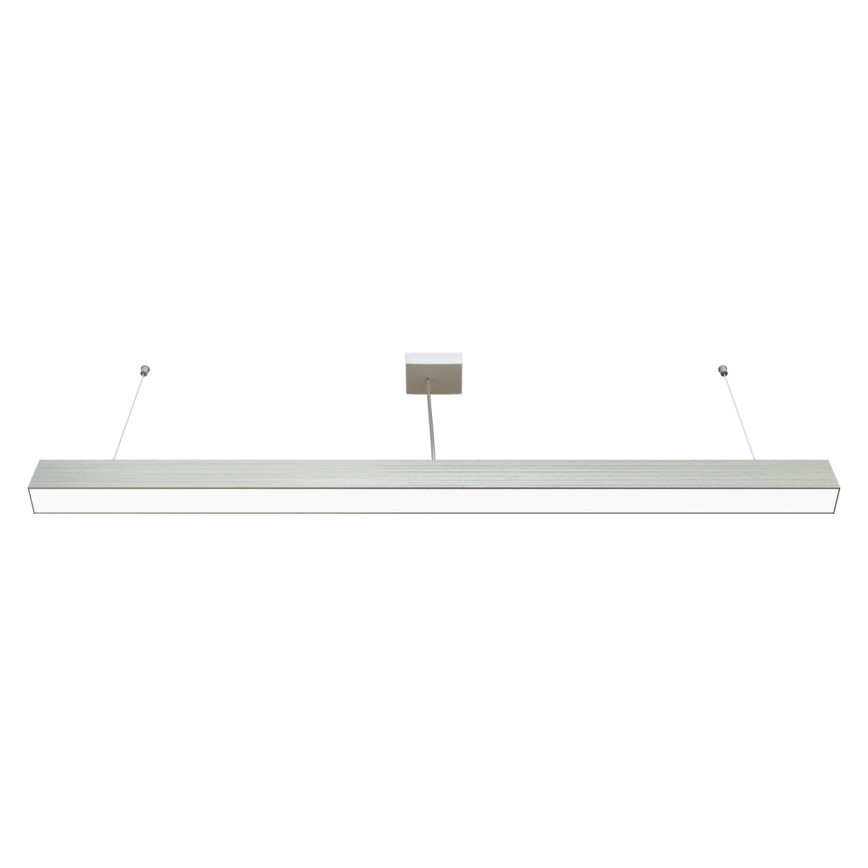 APLED -  Κρεμαστό φωτιστικό οροφής LED LOOK LED/46W/230V 4000K 120 cm ασημί