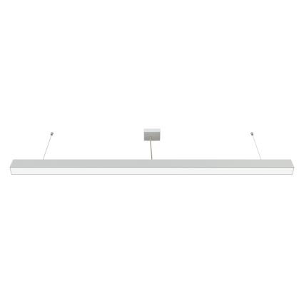 APLED -  Κρεμαστό φωτιστικό οροφής LED LOOK LED/58W/230V 4000K 150 cm ασημί