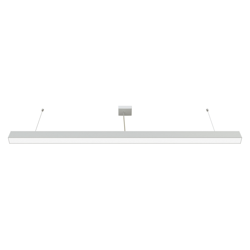 APLED -  Κρεμαστό φωτιστικό οροφής LED LOOK LED/58W/230V 4000K 150 cm ασημί