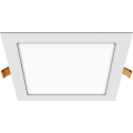 APLED - Κρεμαστό φωτιστικό οροφής μπάνιου LED SQUARE LED/18W/230V IP41 220x220 mm λευκό