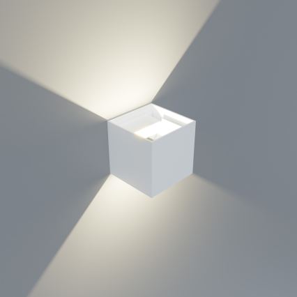 APLED - Φως τοίχου εξωτερικού χώρου LED CUBE 2xLED/3W/230V IP65