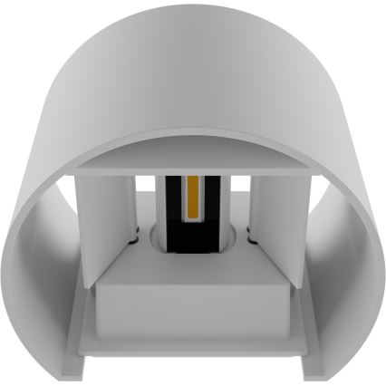 APLED - Φως τοίχου εξωτερικού χώρου LED OVAL 2xLED/3W/230V IP65