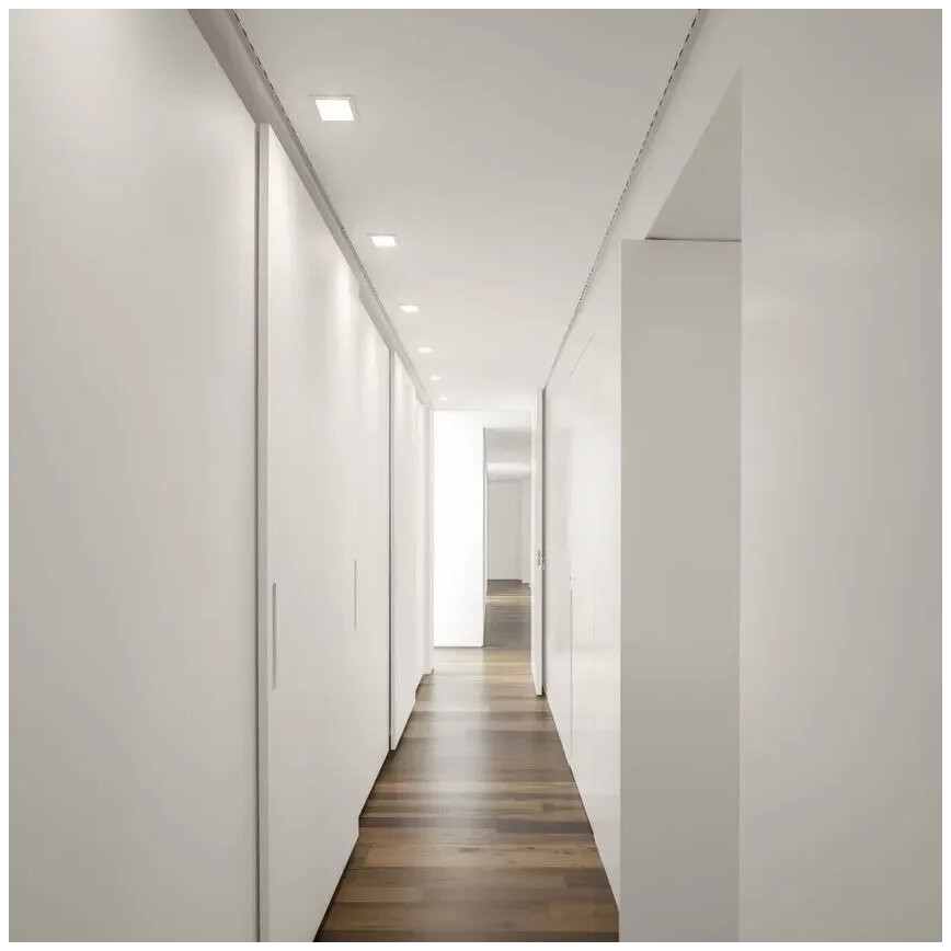 APLED - Χωνευτό Φωτιστικό LED SQUARE SLIM LED/8W/230V 9x9 cm λευκό