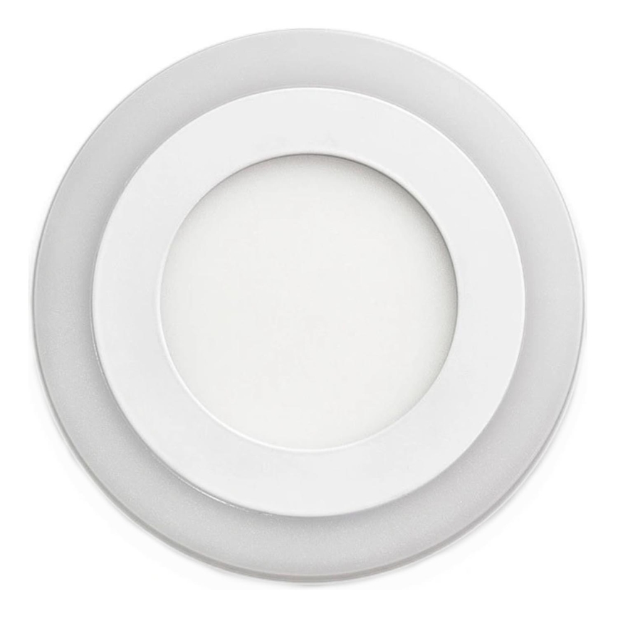 APLED - Χωνευτό Φωτιστικό μπάνιου LED RONDO DUO LED/4W + LED/12W/230V IP41 3000/4000K διάμετρος 19,5 cm λευκό