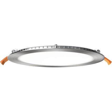 APLED - Χωνευτό Φωτιστικό μπάνιου LED RONDO LED/18W/230V IP40 διάμετρος 22,5 cm ματ χρώμιο