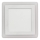 APLED - Χωνευτό Φωτιστικό μπάνιου LED SQUARE DUO LED/4W + LED/12W/230V IP41 3000/4000K 19,5x19,5 cm λευκό