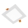 APLED - Χωνευτό Φωτιστικό μπάνιου LED SQUARE LED/12W/230V IP40 17x17 cm λευκό