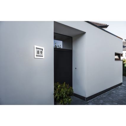 Αριθμός οικίας LED ALICE LED/13W/230V IP44 3000K ανθρακί