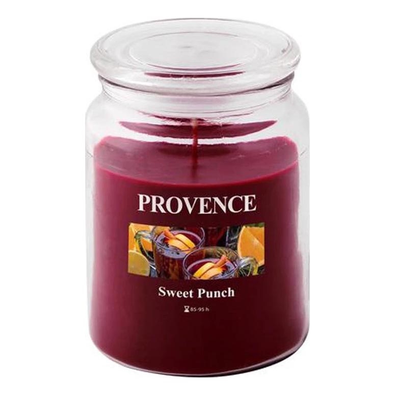 Αρωματικό κερί SWEET PUNCH, 510 g, διάρκεια καύσης 85-95 ώρες.