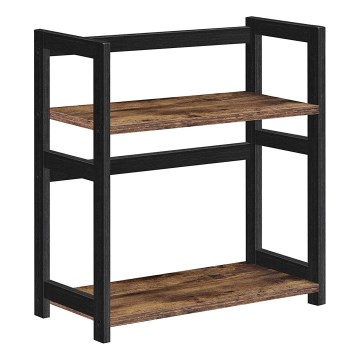 Αποθηκευτικό ράφι MARGE σε καφέ/μαύρο