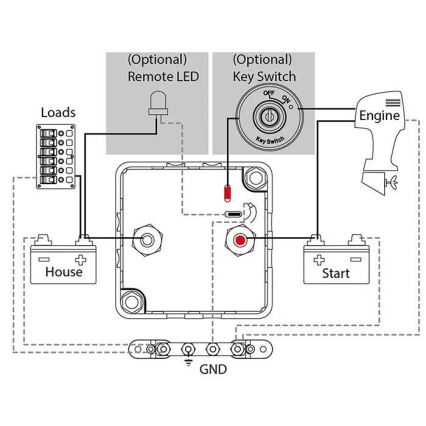 Απομονωτής μπαταρίας 12V/140A
