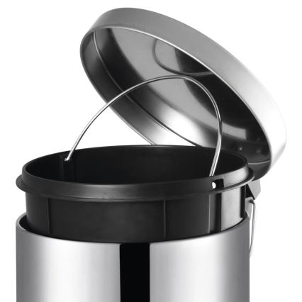 Aqualine - Κάδος απορριμμάτων SIMPLE LINE 5 l polished ανοξείδωτο ατσάλι