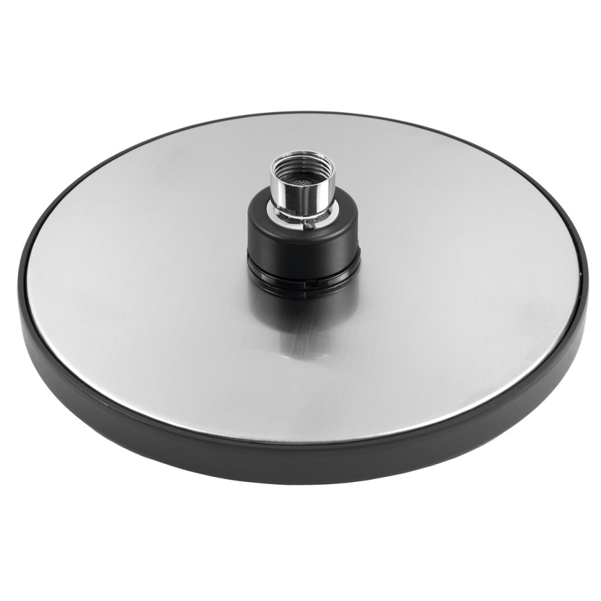 Aqualine - Κεφαλή ντουζ διάμετρος 20 cm ματ μαύρο