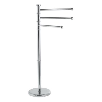 Aqualine - Κρεμάστρα μπάνιου επιδαπέδια SAMBA 85,5 cm ανοξείδωτο ατσάλι/γυαλιστερό χρώμιο
