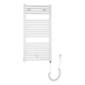Aqualine - Ηλεκτρική πετσετοκρεμάστρα μπάνιου DIRECT-E 300W 96x45 cm λευκή