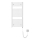 Aqualine - Ηλεκτρική πετσετοκρεμάστρα μπάνιου ORBIT-E, 300 W, 96 x 45 εκ., λευκή, στρογγυλή
