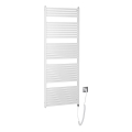 Aqualine - Ηλεκτρικό θερμαντικό σώμα μπάνιου TONDI-E 800 W 169x60 cm λευκό