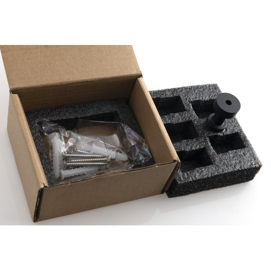 Aqualine - ΣΕΤ 5x Άγκιστρο τοίχου SAMBA ματ μαύρο