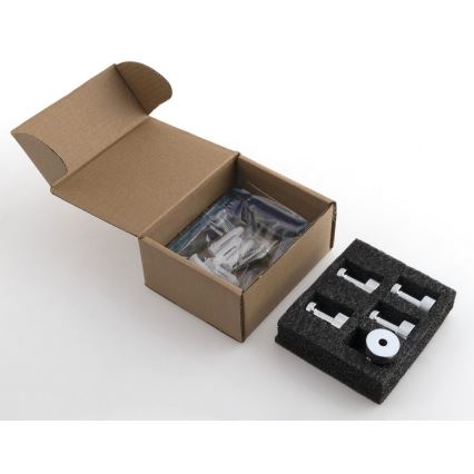 Aqualine - Σετ 5x Επιτοίχια Κρεμάστρα SAMBA σε γυαλιστερό χρώμιο