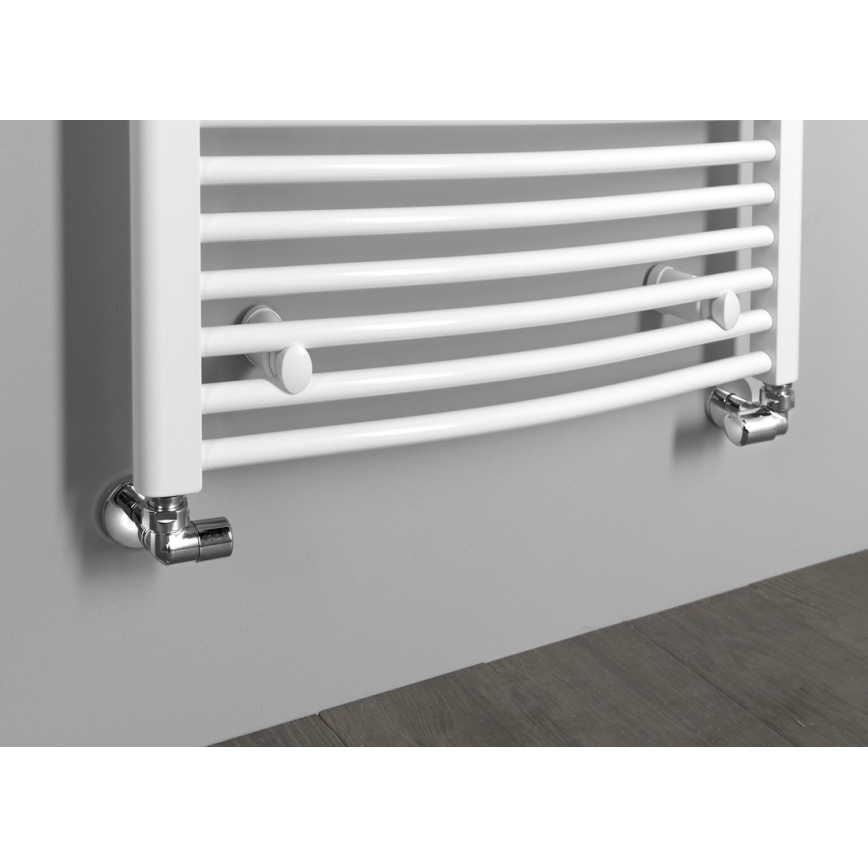 Aqualine - Σετ σύνδεσης για γωνιακές βάνες FIRST δεξιά/γυαλιστερό χρώμιο