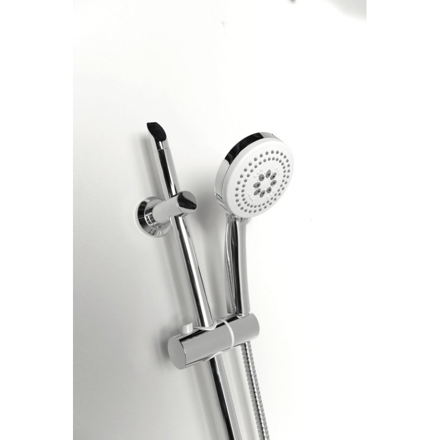 Aqualine - Σετ μπάνιου SUNRA γυαλιστερό χρώμιο