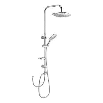 Aqualine - Σετ ντους KERA σε γυαλιστερό χρώμιο