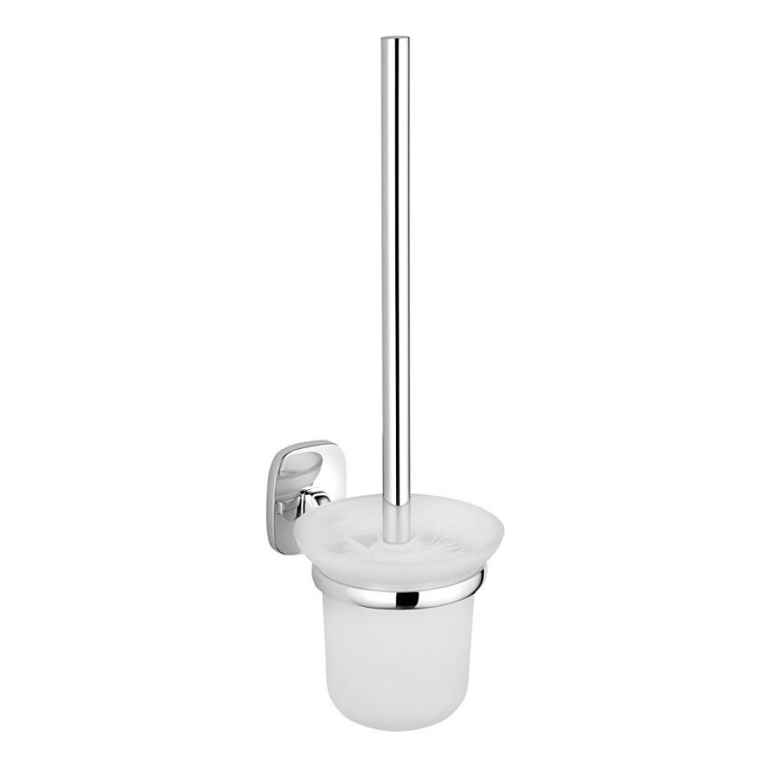 Aqualine - Πιγκάλ μπάνιου RUMBA γαλακτερό Γυαλί/γυαλιστερό χρώμιο