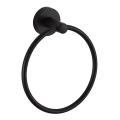 Aqualine - Επιτοίχια πετσετοθήκη SAMBA διάμετρος 15,5 cm μαύρο
